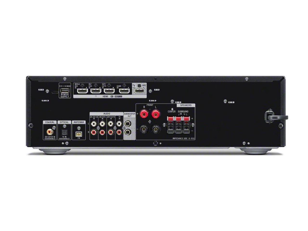Sony STRDH590 5.2 MultiChannel 4K HDR AV Receiver with Bluetooth