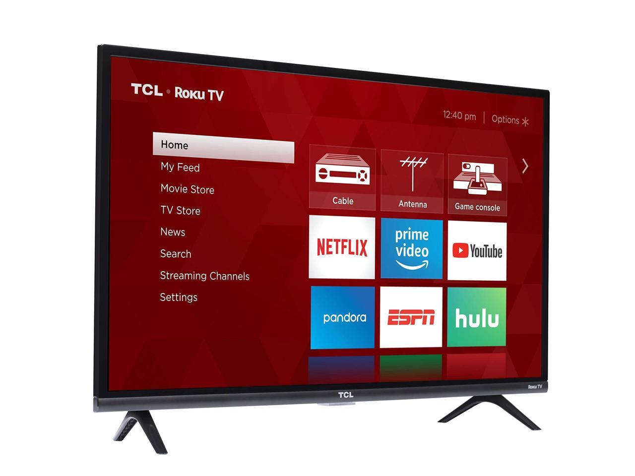 TCL 32S327 32 inch 3-Series Roku Smart HD TV - Newegg.com