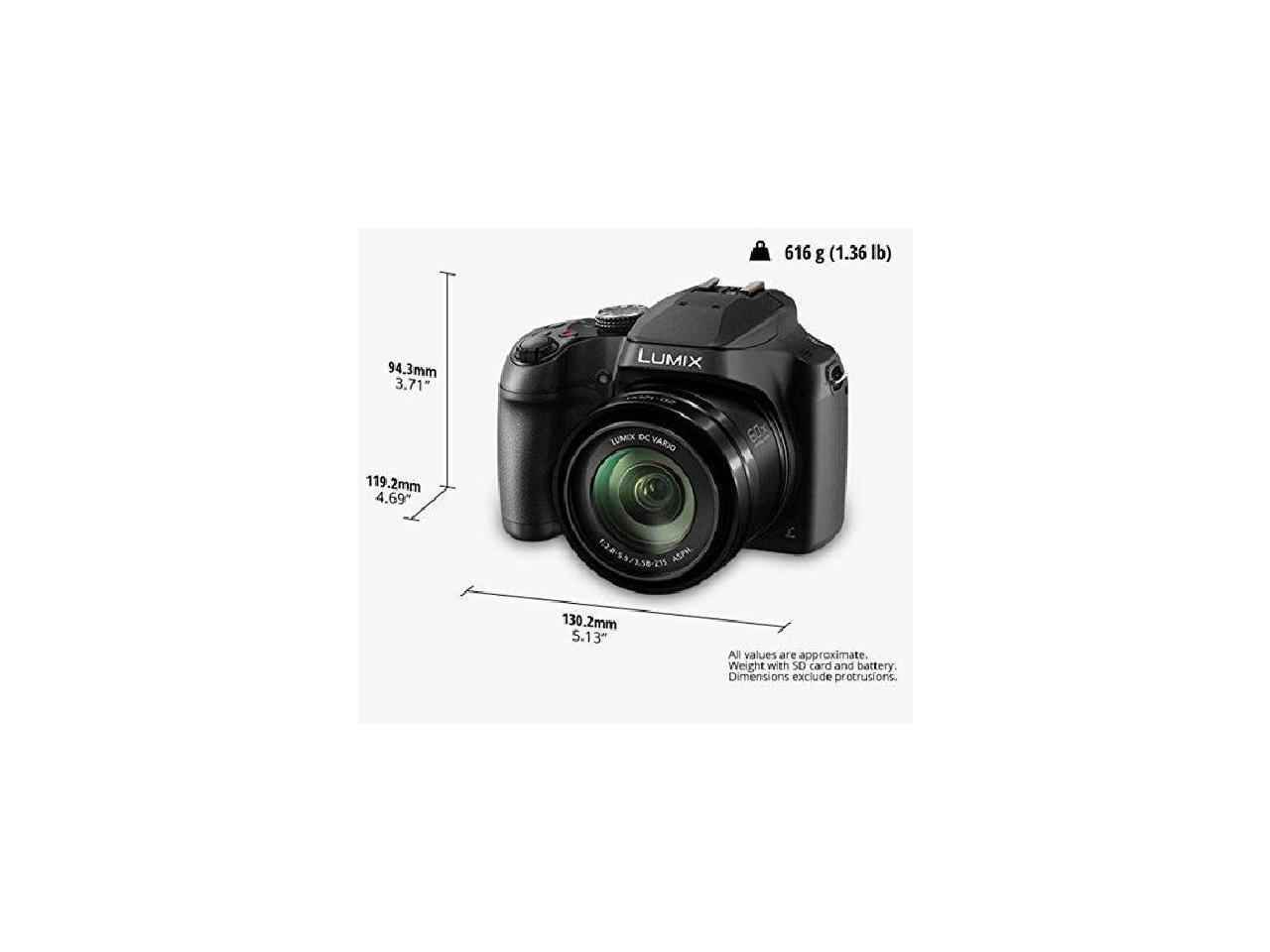 Panasonic LUMIX FZ80 18.1MP 4K 60x Long Zoom Digital Camera