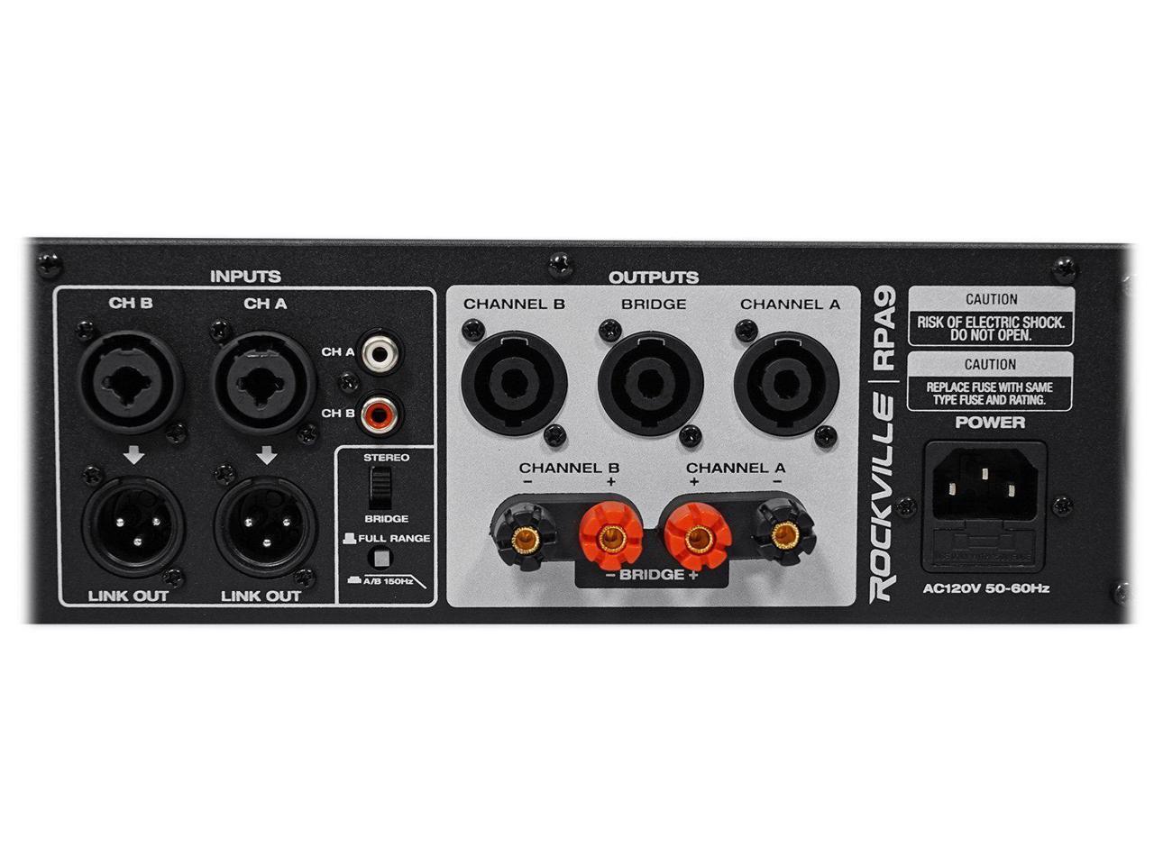 rockville rpa9 3000 watt peak / 800w 