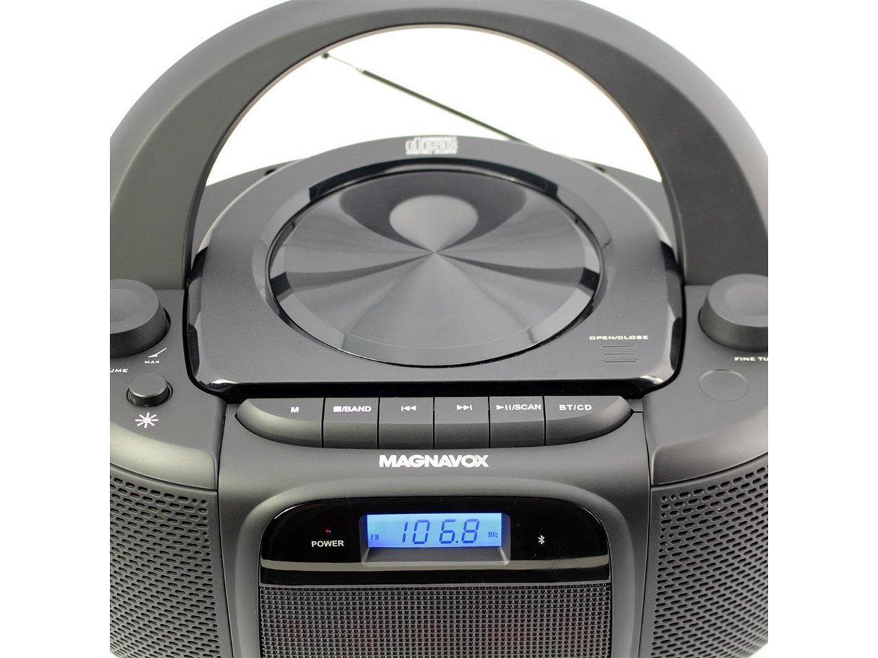 MAGNAVOX PTMV6972 CD Boombox with Digital PLL AM/FM Stereo Radio and ...