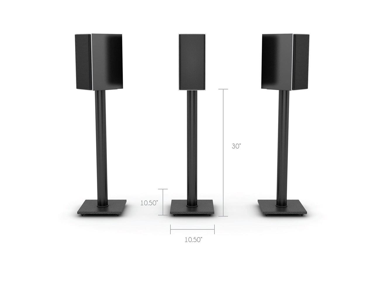Atlantic Speaker Stands for Bookshelf Speakers up to 20 lbs Pair