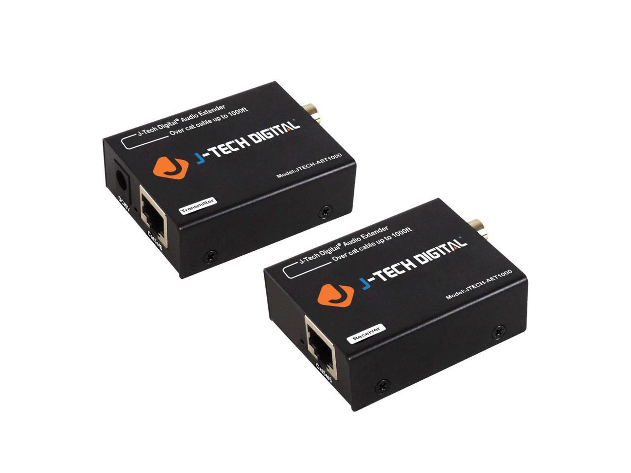 JTech Digital Optical/Coaxial Digital Audio Extender/Converter Over