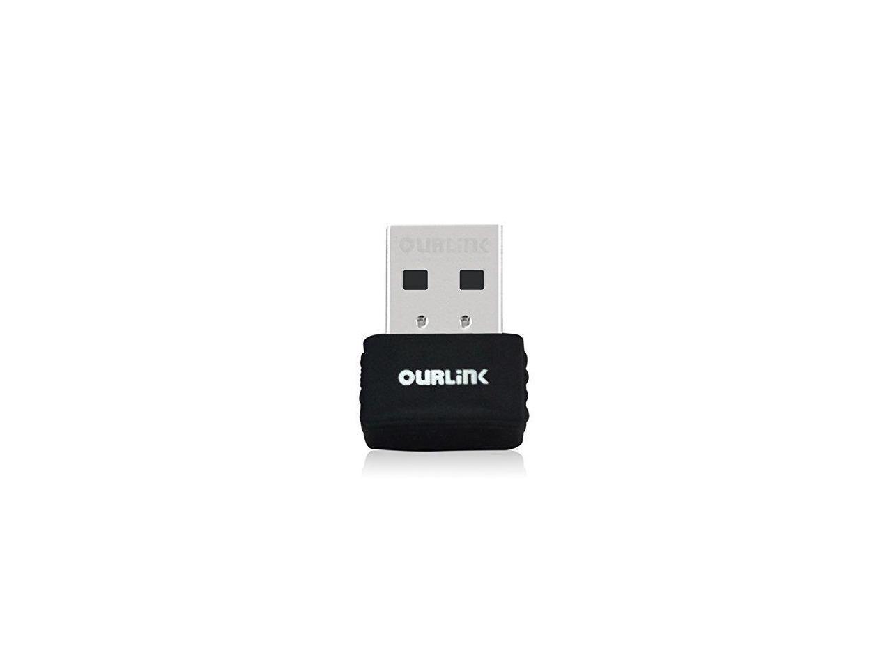 ourlink 600mbps ac600 dual band usb wifi dongle & wireless network