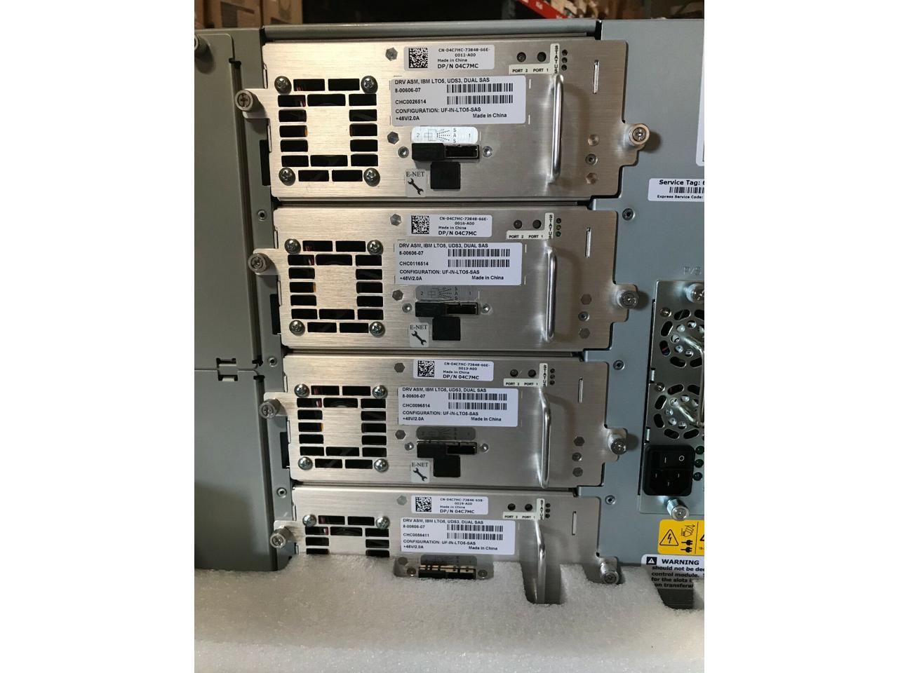 Dell Powervault ML6000 Full Tape Library With 4x Dell 57DHV LTO5 SAS