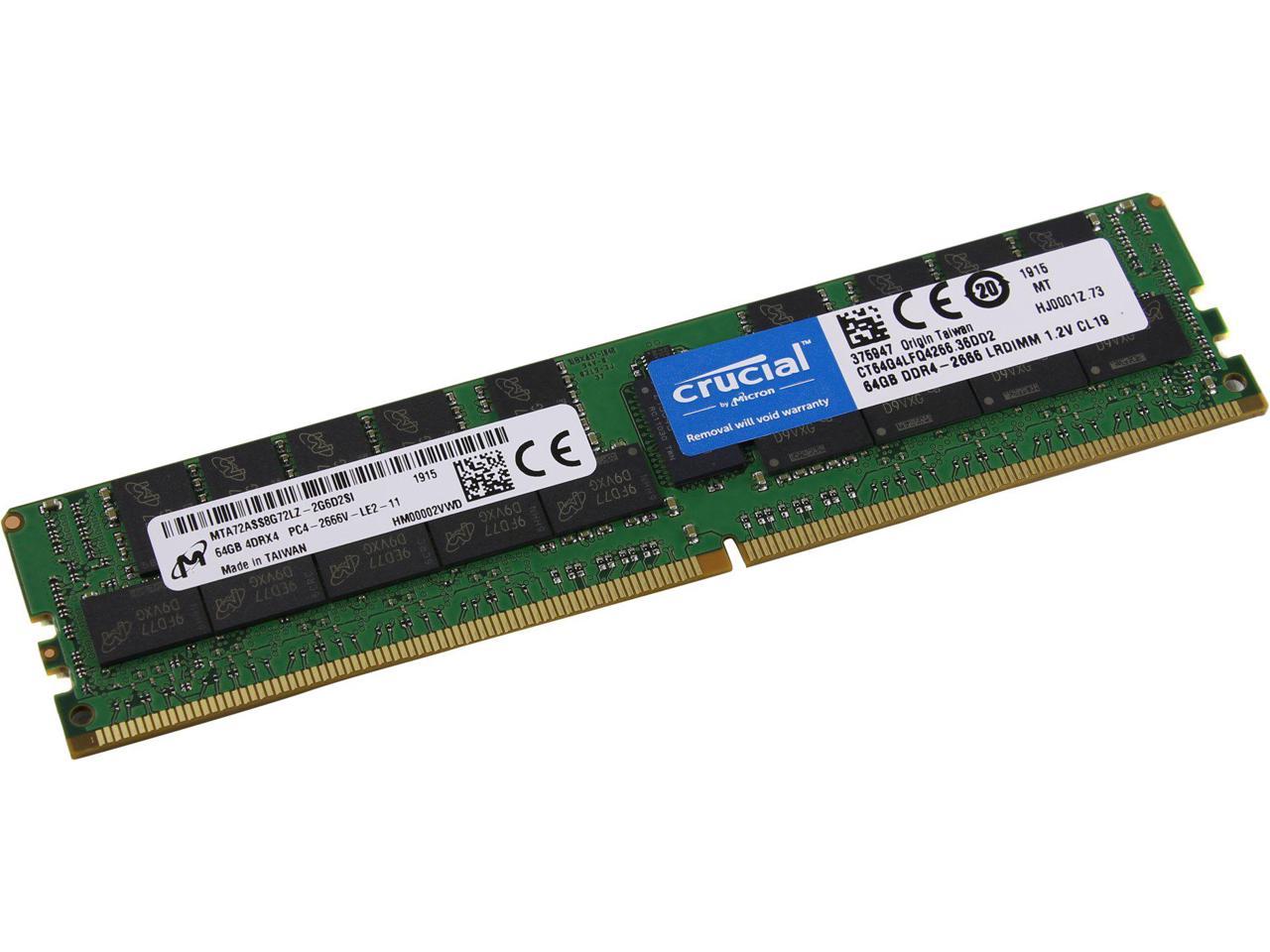 Micron RAM MEM-DR464LE-LR26 64GB Replacement Memory for