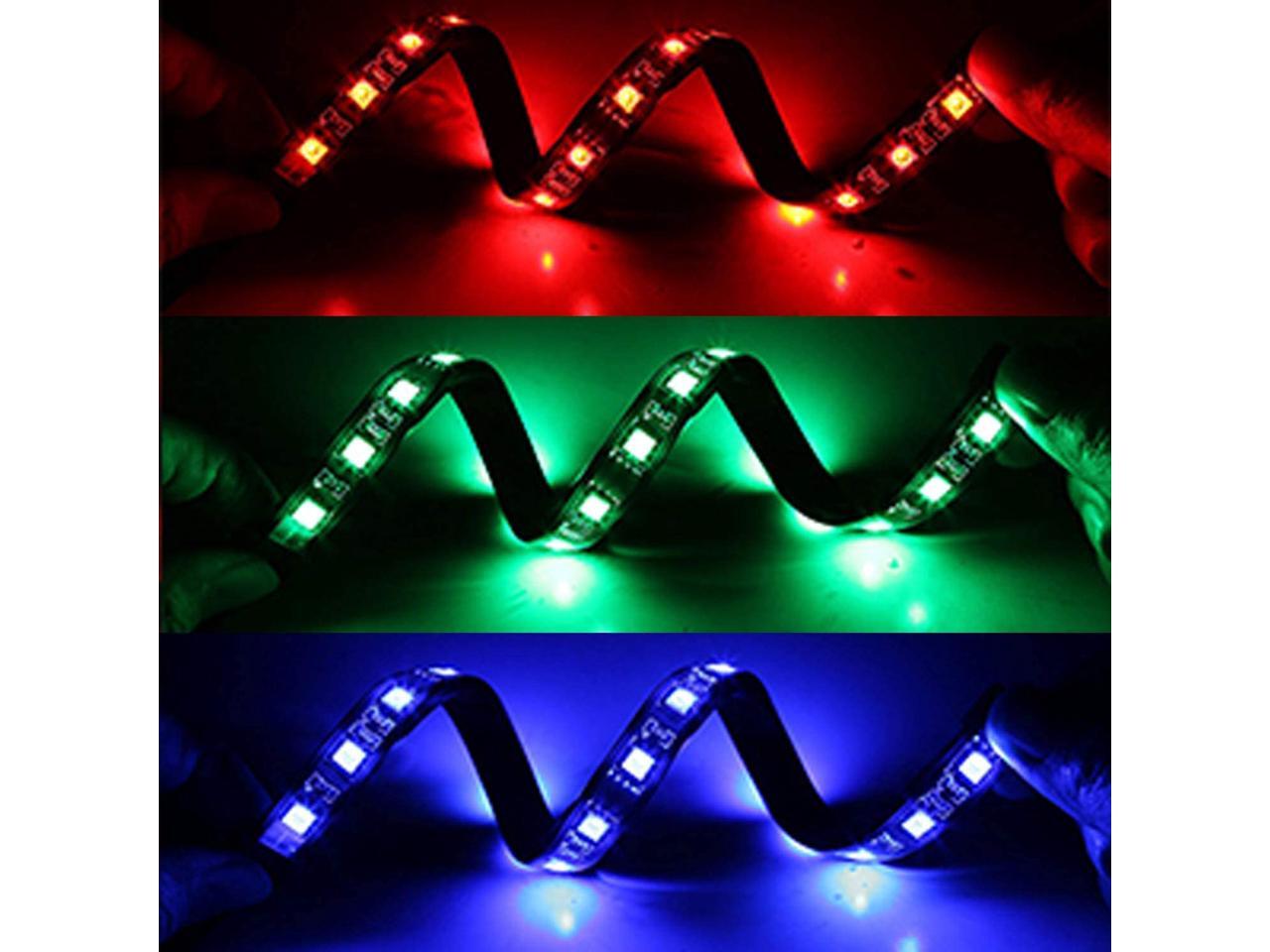 Airgoo Computer LED Strip Kit, 2pcs 15inch PC RGB LED Strip