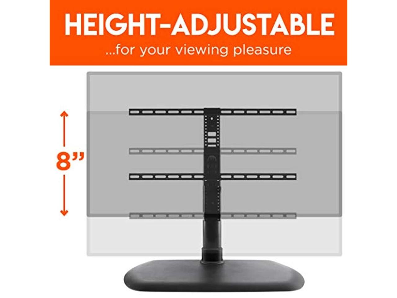 ECHOGEAR TV Swivel Stand Universal Replacement Stand for TVs Up to 65