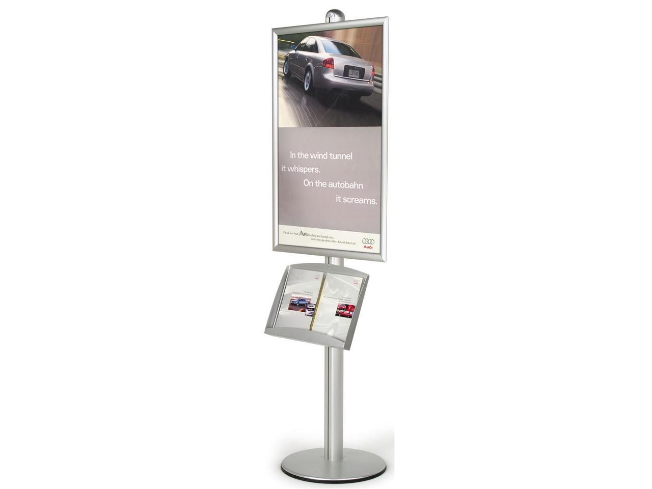 6ft. FloorStanding Sign Stand for 24 x 36Inch Graphics, Includes