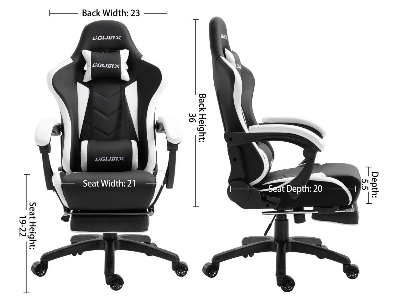 Dowinx Gaming Chair Ergonomic Racing Style Recliner with