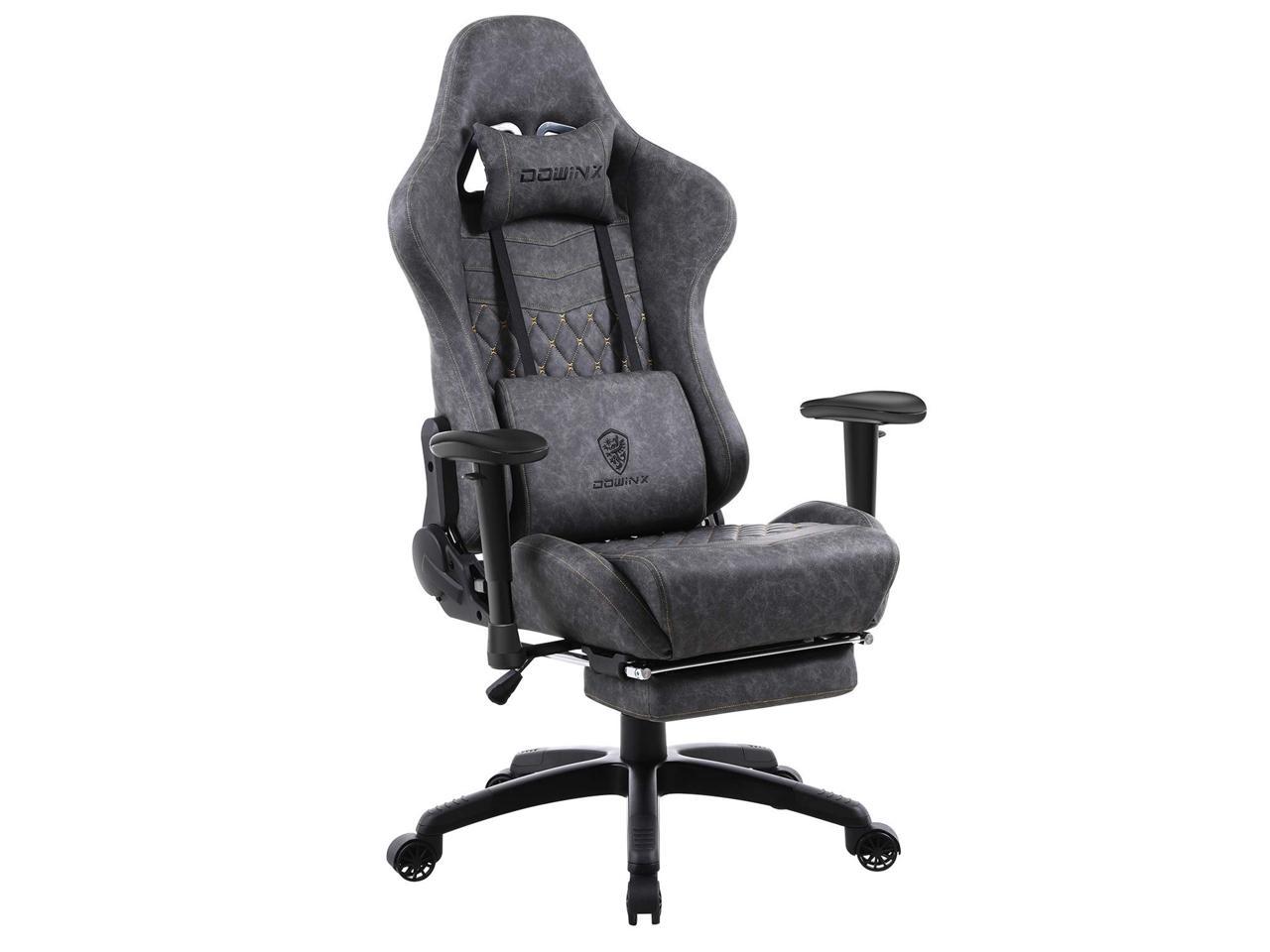 Dowinx Gaming Chair Ergonomic Retro Style Recliner with
