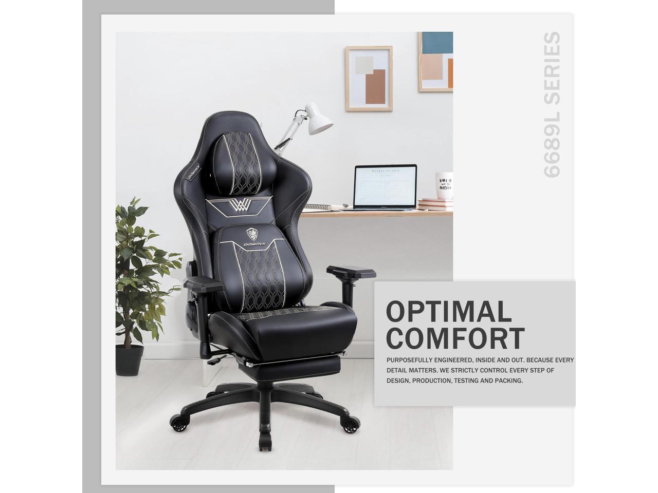 Dowinx Gaming Chair with Footrest, Ergonomic Computer Chair with