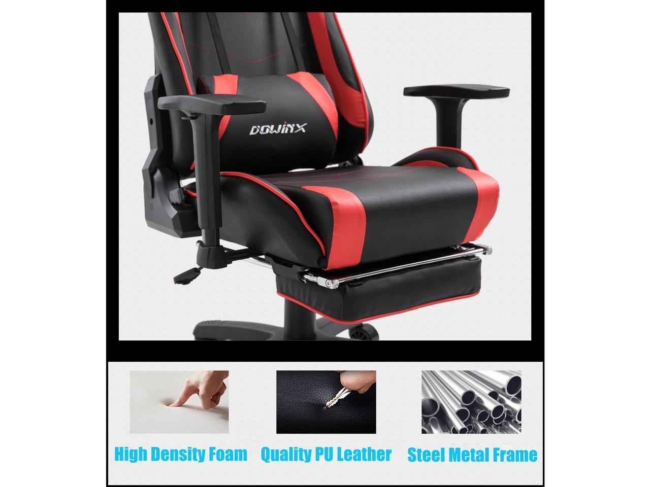 Dowinx Gaming Chair Ergonomic Racing Style Recliner with Massage Lumbar ...