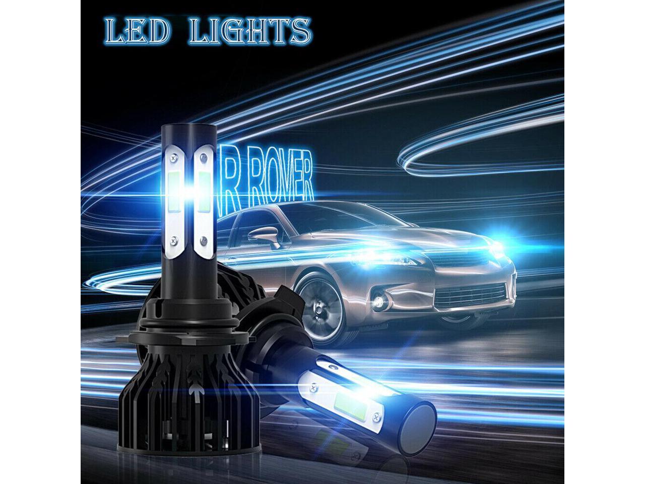 NINEO H4 9003 LED Headlight Bulbs CREE Chips,12000Lm 5090Lux 6500K Extremely Bright All-in-One Conversion Kit,360 Degree Adjustable Beam Angle
