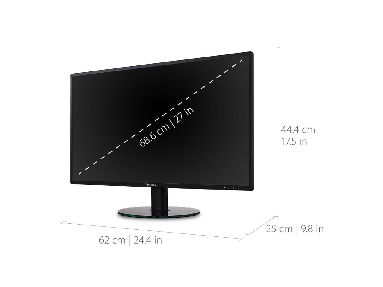 ViewSonic VA27192KSMHD 27" WQHD 2560 x 1440 (2K) HDMI, DisplayPort