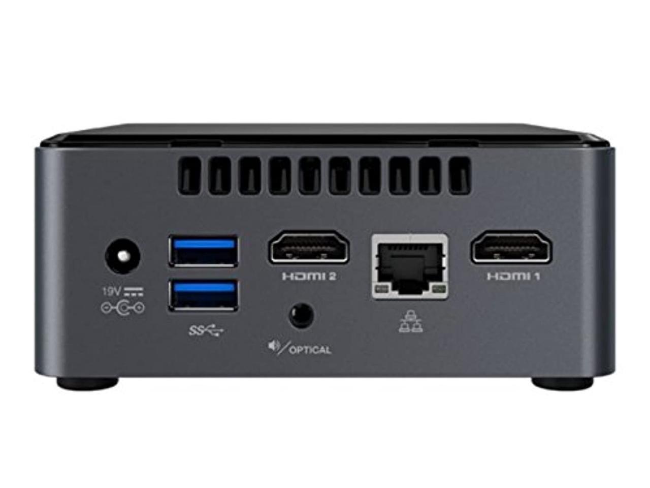 Intel NUC NUC7CJYH Desktop Computer - Intel Celeron J4005 2 GHz - Mini ...