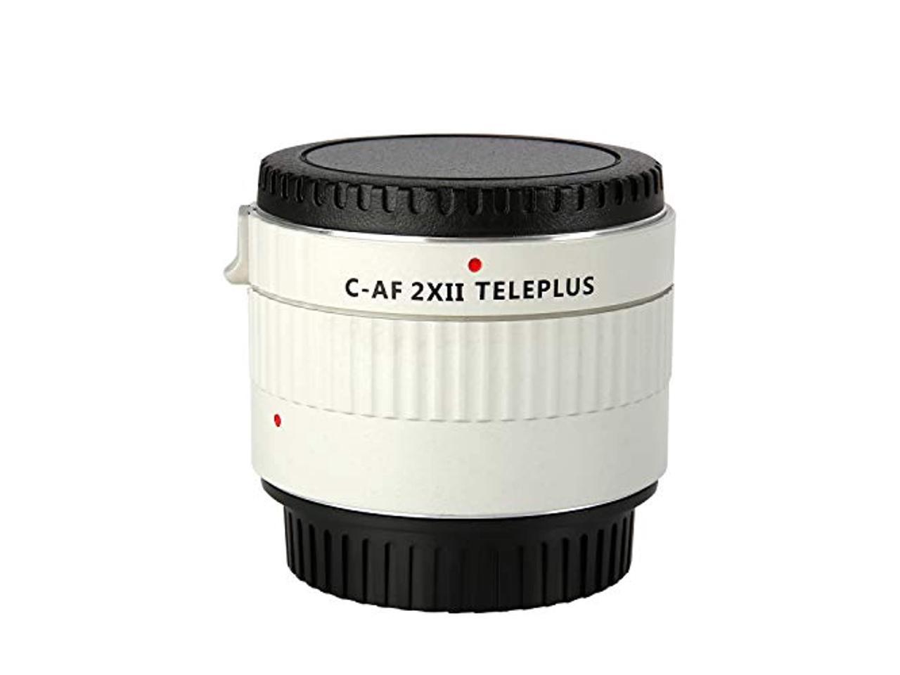 VILTROX C-AF 2X II TELEPLUS Auto Focus 2.0X Telephoto Extender Teleconverter Lens Converter for Canon EF Mount Super Telephoto Lens 135mm f/2L,70-200mm,10L,70-200mm,100-400mm and DSLR Camera 5DII 80D 