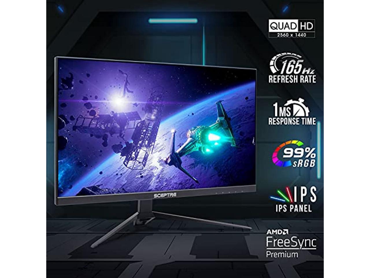 Sceptre IPS 27" QHD 2560 x 1440p LED Monitor DisplayPort HDMI up to