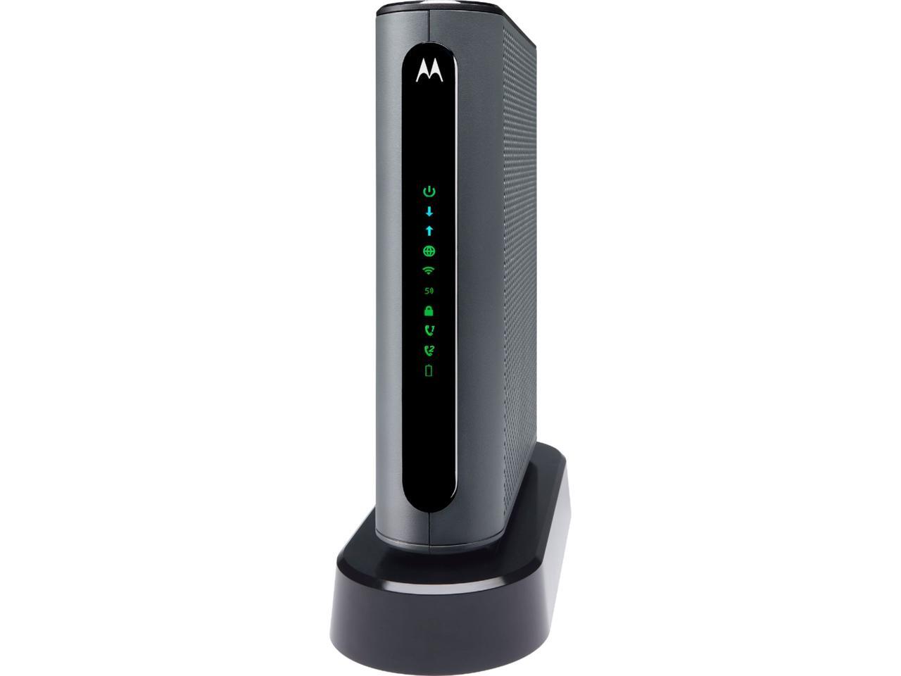 Motorola Dual Band Ac1900 Router With 24x8 Docsis 3 0 Cable Modem And Comcast Xfinity Voice Support Black Mt7711 Newegg Com Motorola Dual Band Ac1900 Router With 24x8 Docsis 3 0 Cable Modem And Comcast Xfinity Voice Support Black Mt7711 Newegg Com