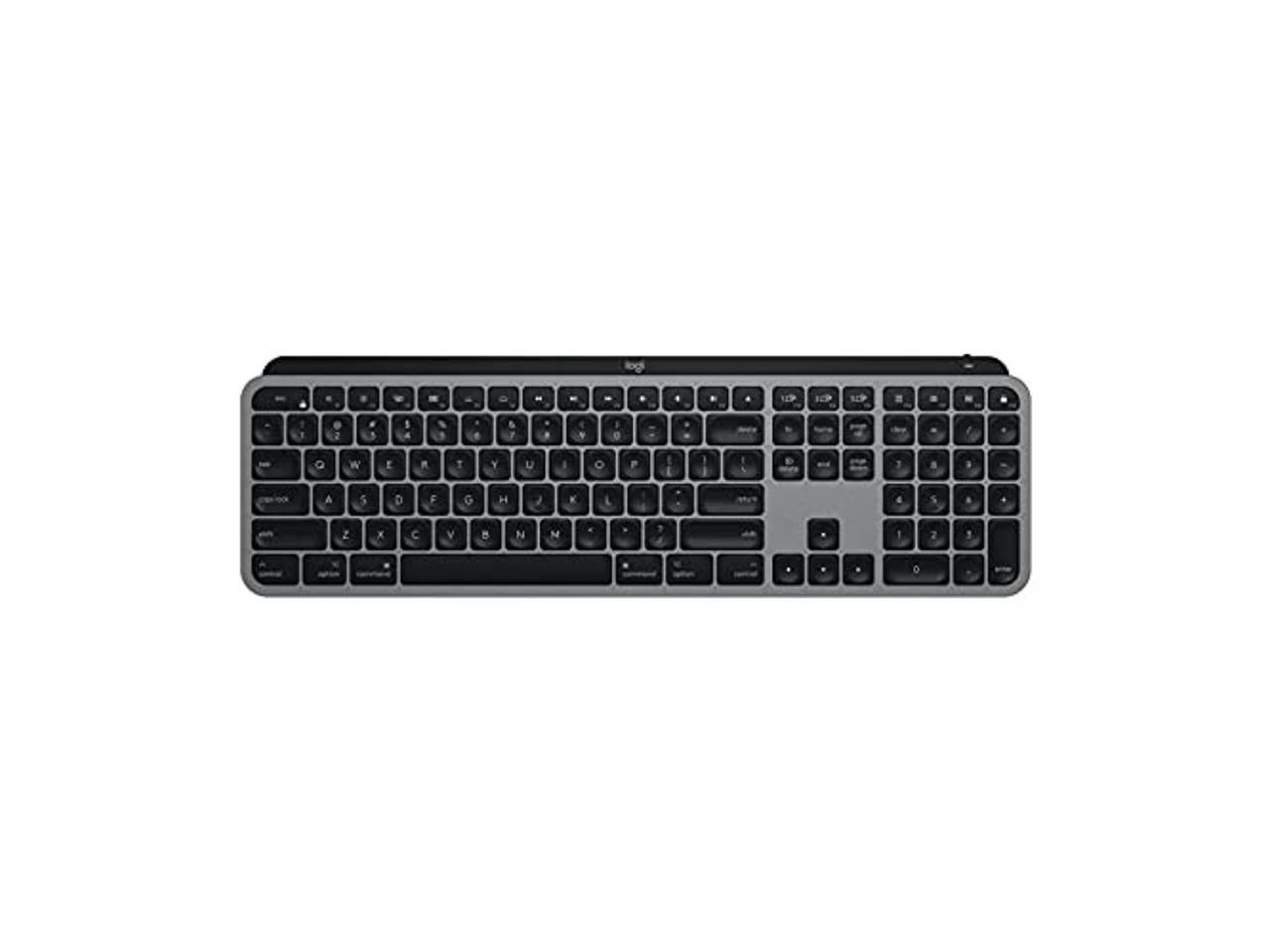 Logitech MX Keys Advanced Illuminated Wireless Keyboard and MX Master 3  Advanced Wireless Mouse for Mac with Palm Rest Bundle (3 Items) 