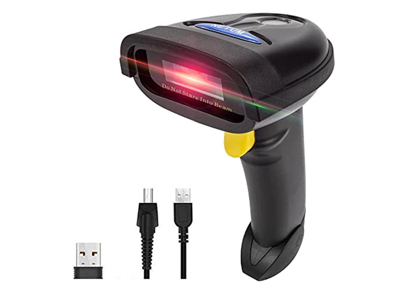 Mini Wireless Barcode Scanner Bluetooth Scanning Wired Reading for Mobile Phone 