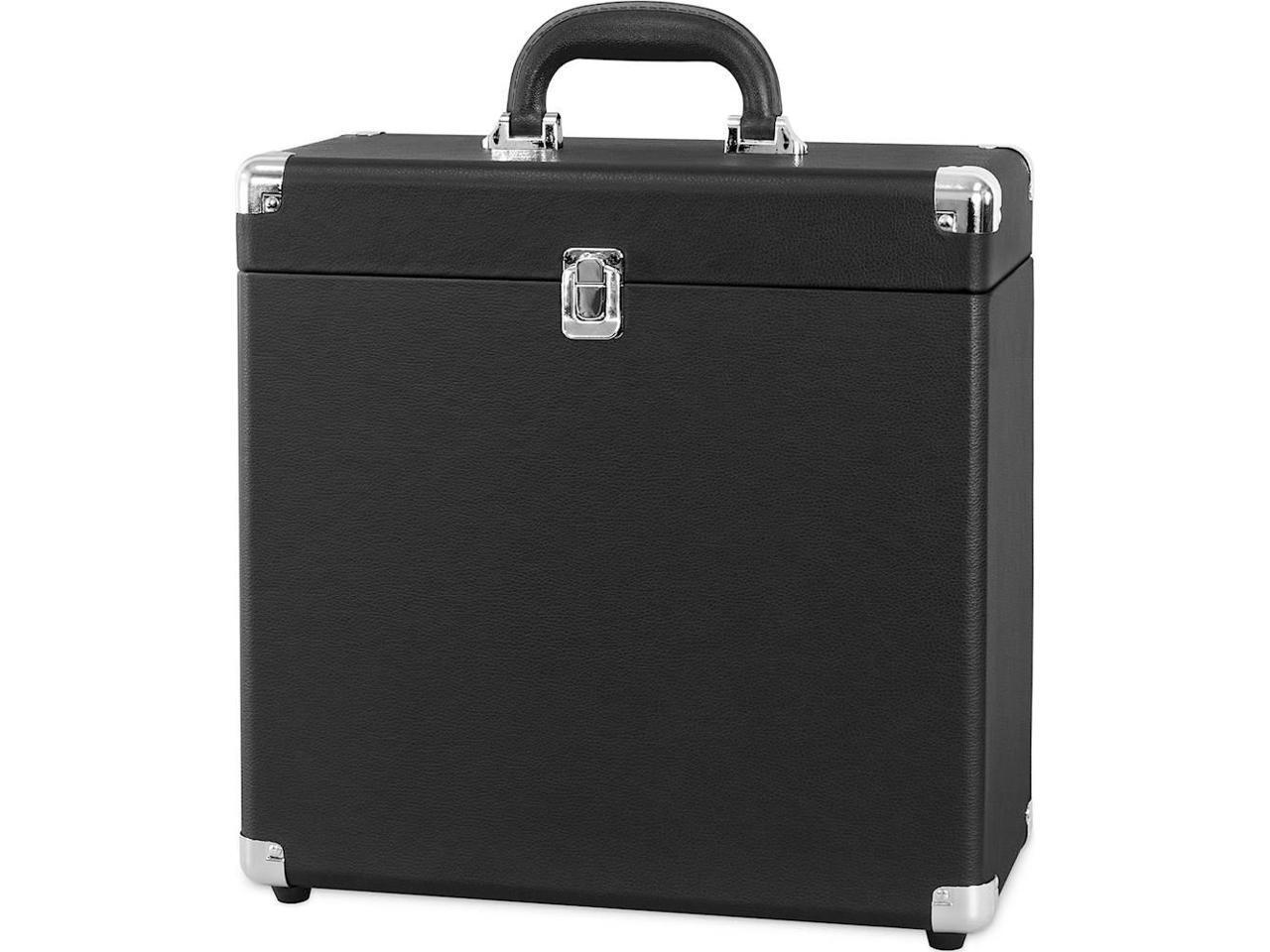 Victrola Storage Case for Vinyl Turntable Records black (VSC20BLK