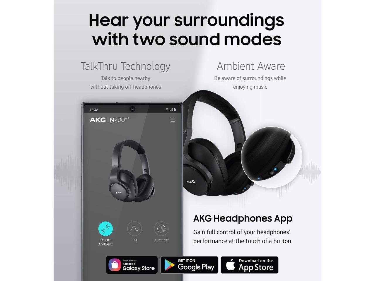 akg n700ncm2 wireless adaptive noise cancelling headphones