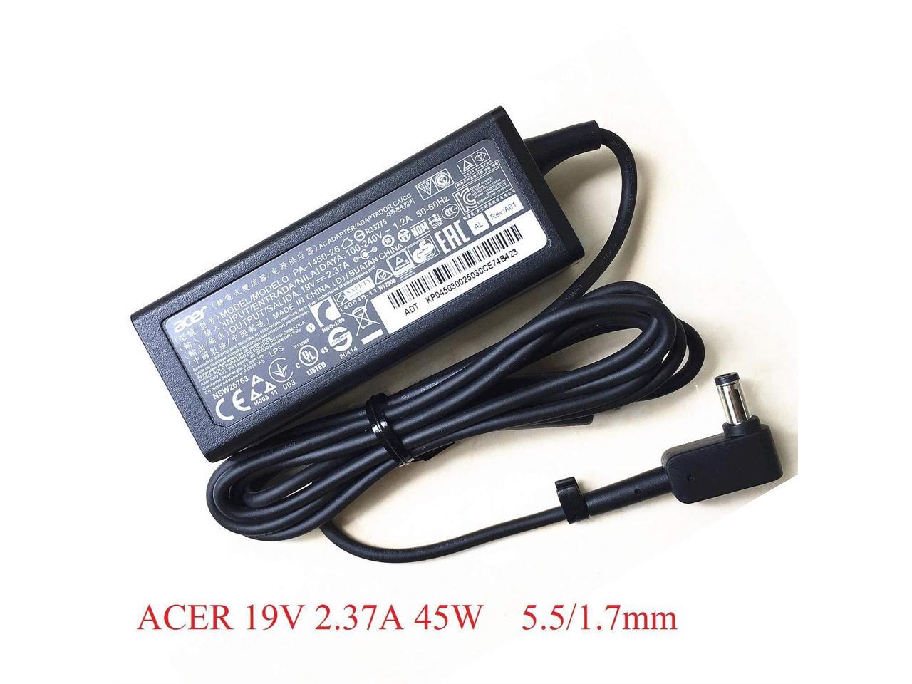 Original Acer 45W AC Power Adapter Cord For Acer Aspire Notebook ES1