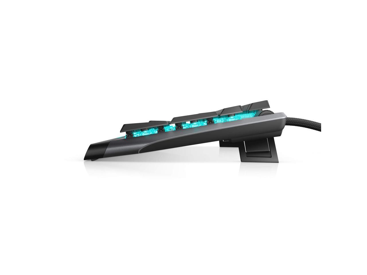 Alienware Low Profile Rgb Gaming Keyboard Aw K Alienfx Per Key Rgb Led Media Controls Usb