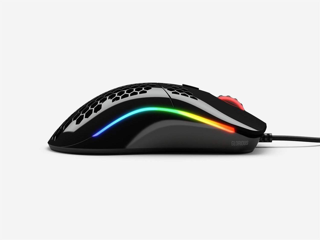 Glorious Model O Glossy Black Rgb Gaming Mouse Newegg Com