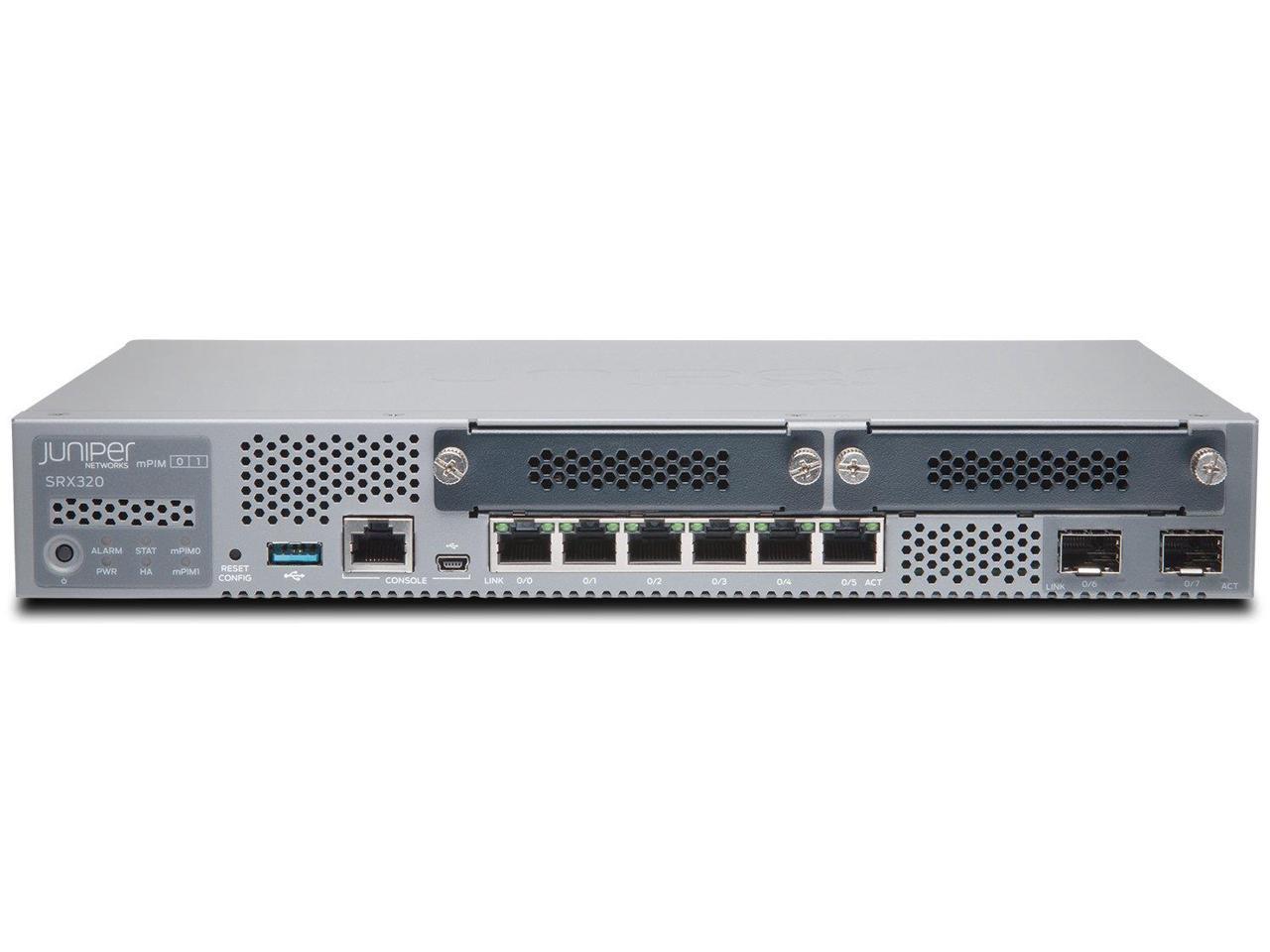 Juniper Networks SRX320 Juniper SRX320 Router 6 Ports PoE Ports