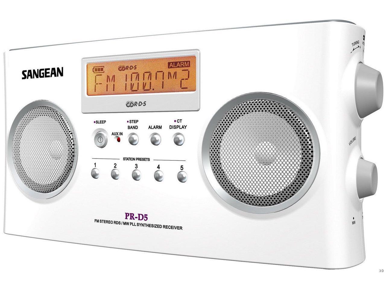 Sangean AM / FMStereo Digital Tuning Radio PRD5BK Black