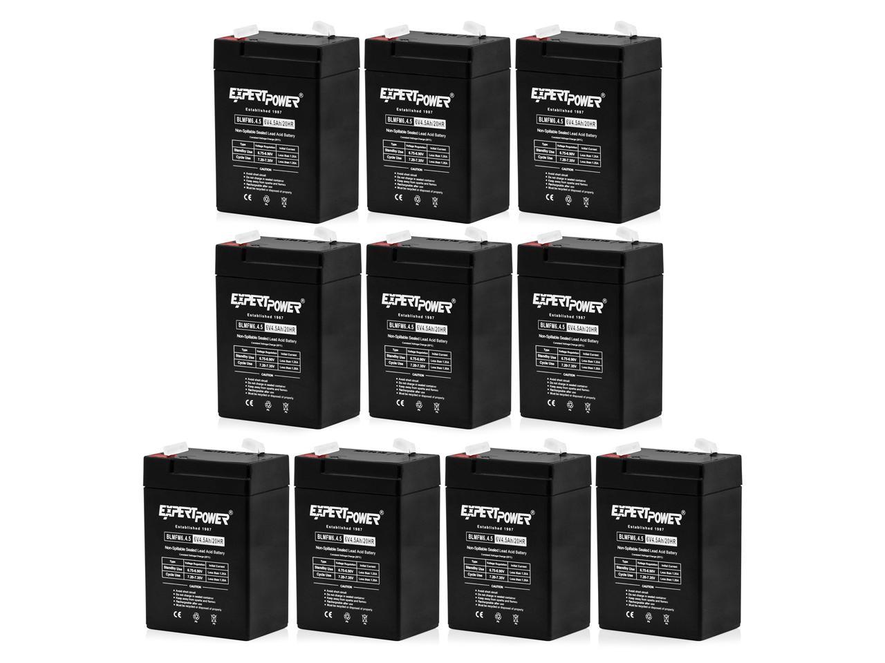 Expertpower Expertpower 6 Volt 4.5 Amp Rechargeable Battery exp645 2 Count 