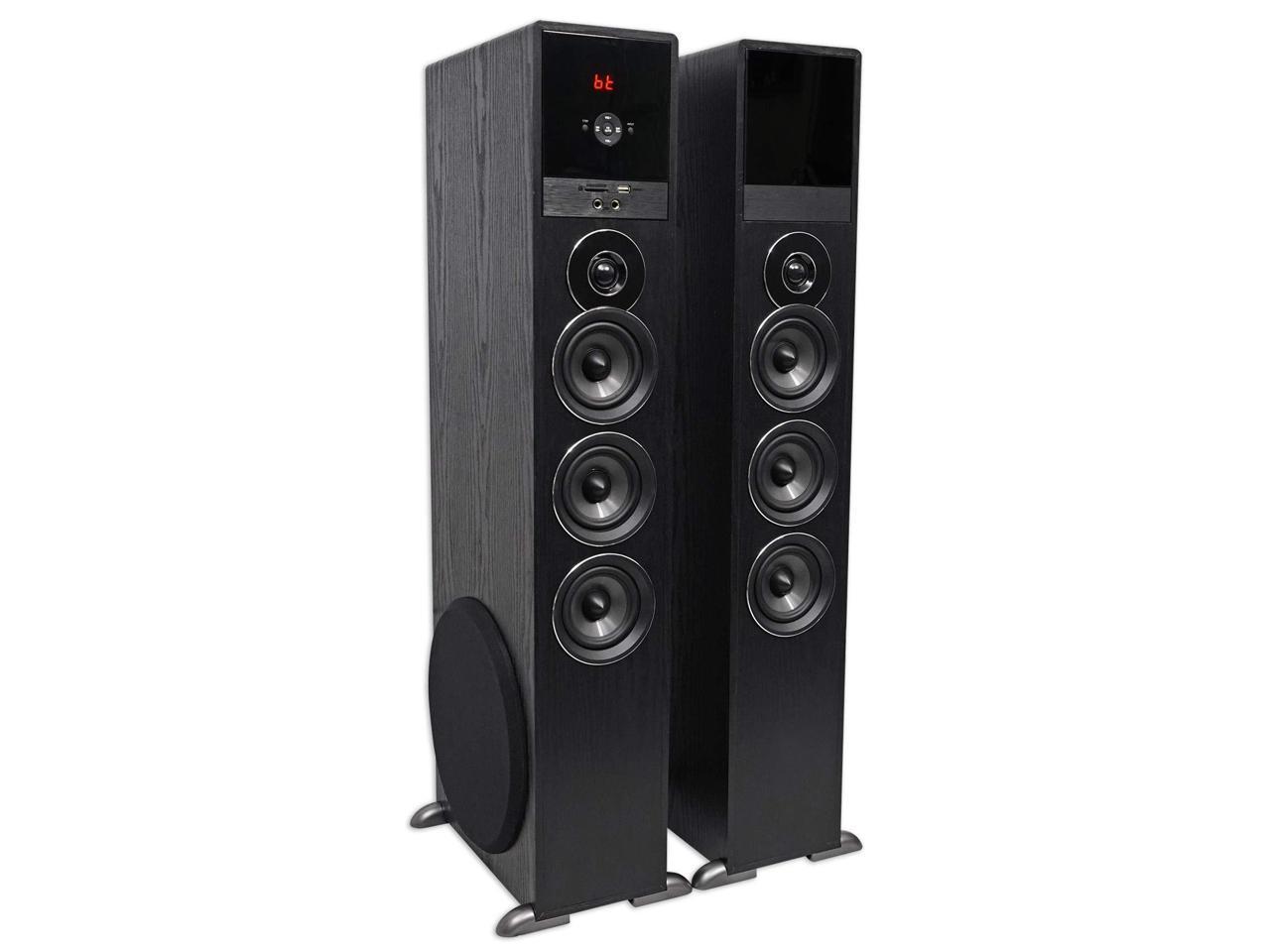 rockville 2 way tower speakers