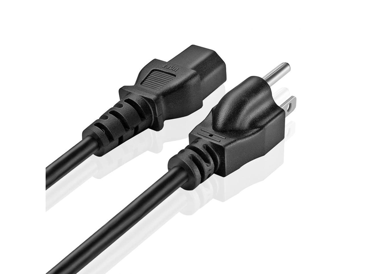 HQRP AC Power Cord fits Panasonic DMPBDT110 DMPBDT220 DMPBDT225 SABTT490 DMPBBT01 Blu-Ray Disc Player Mains Cable