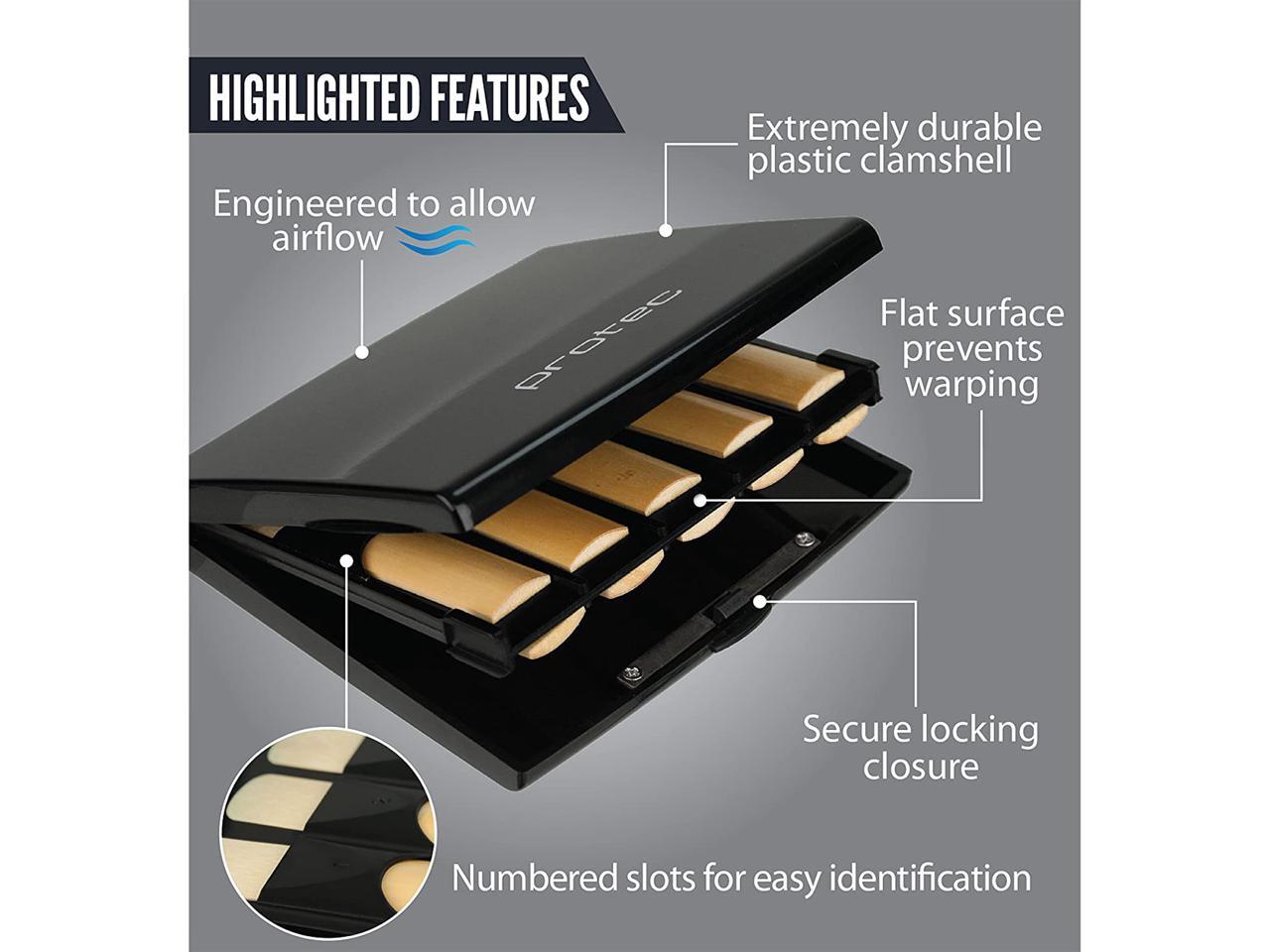 Protec Alto/Tenor Saxophone Reed Case (Black)