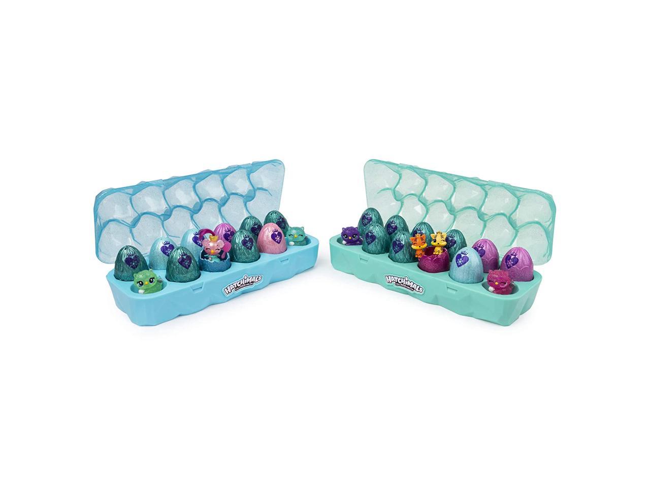Hatchimals Colleggtibles 6047214 Jewelry Box Royal Dozen 12 Pack Egg Carton with 2 Exclusive for sale online 