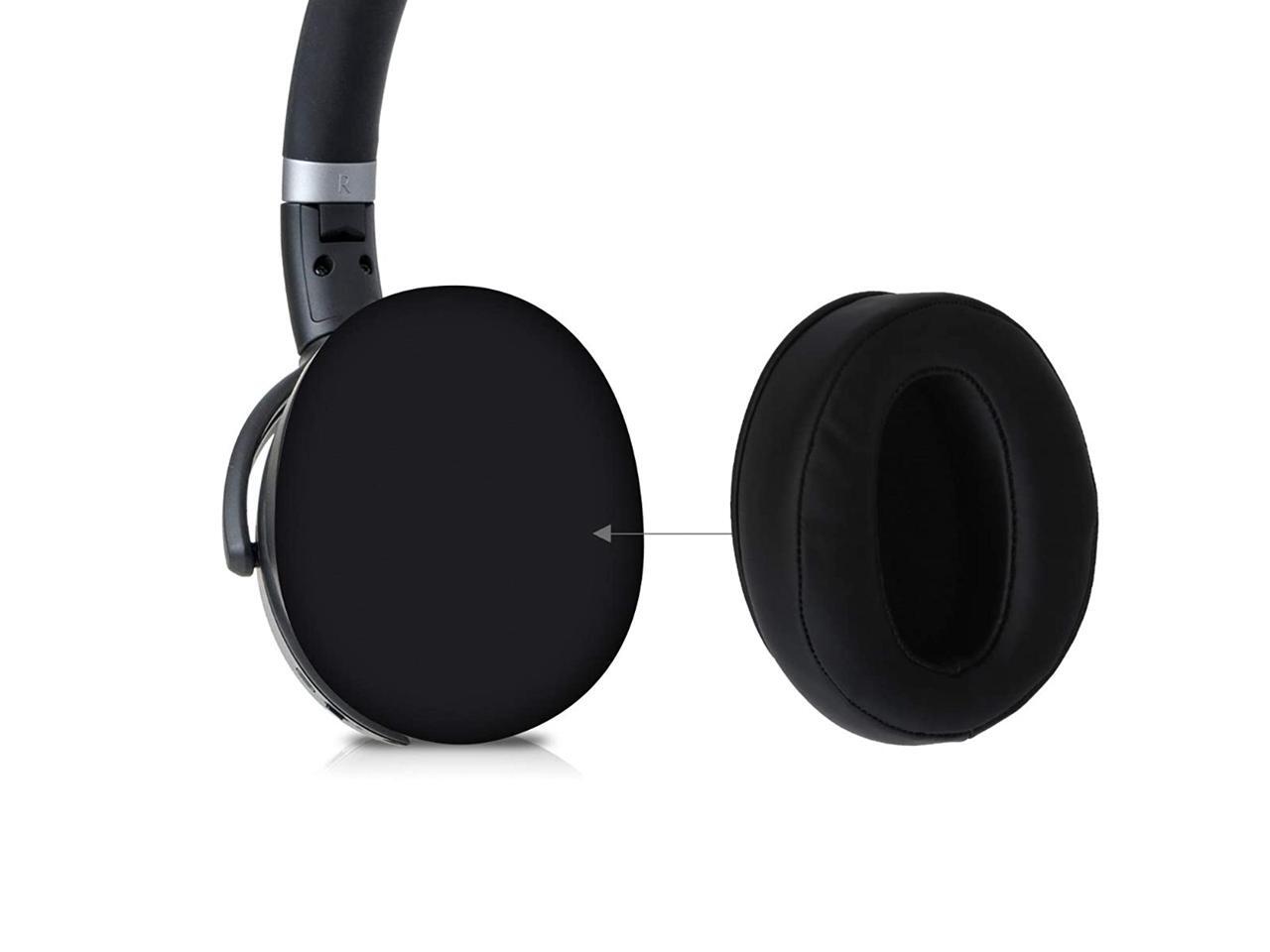 kwmobile 2X Earpads Compatible with Sennheiser HD 450BT PU Leather Replacement Ear Pads for