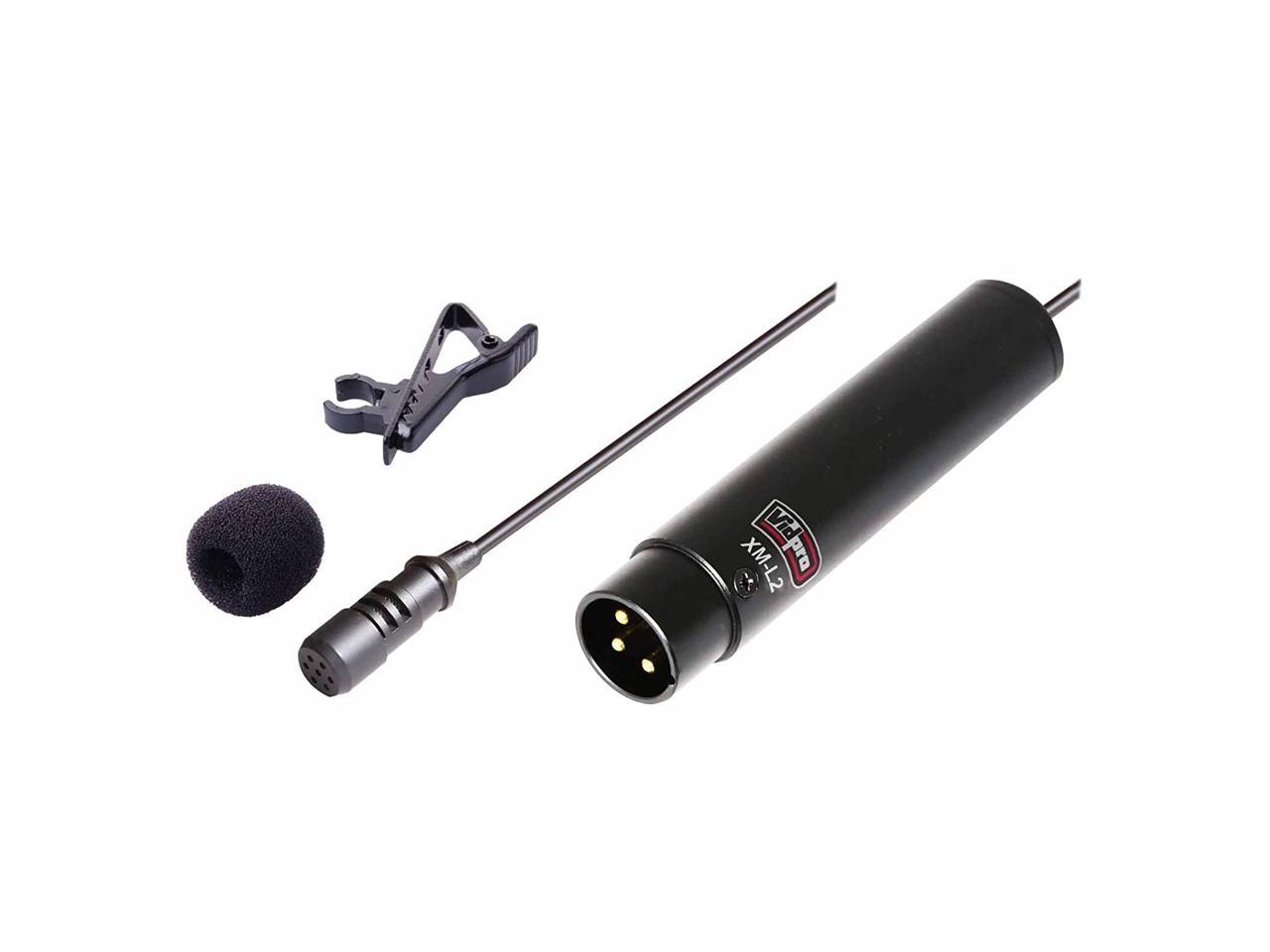 Vidpro XML2 XLR Lavalier Microphone for DSLRs, Camcorders & Video