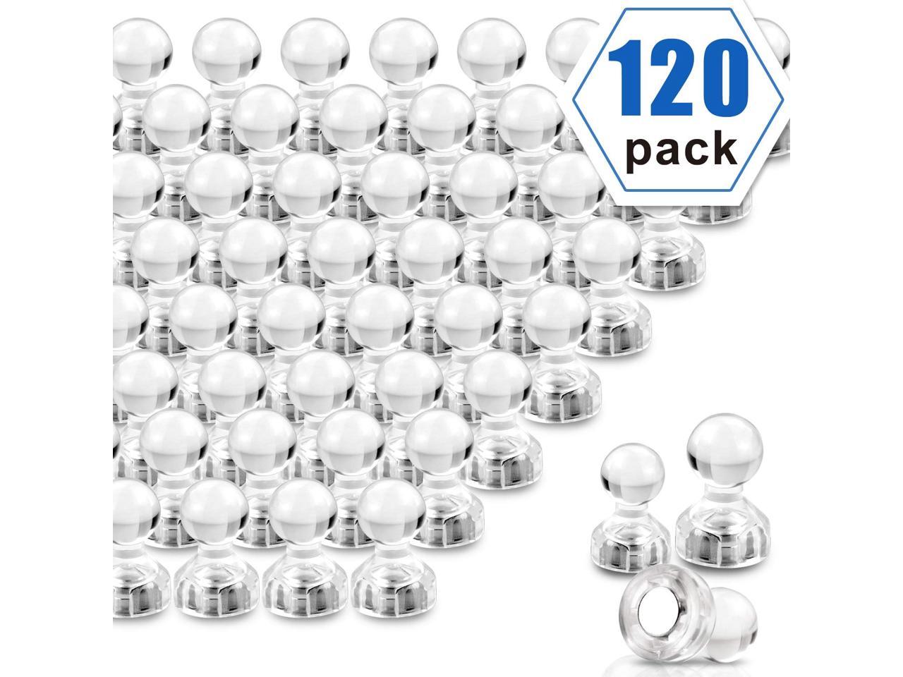 Small Magnets,120 Pack Mini Magnets for Craft,Strong Fridge Magnets,Notice Board 
