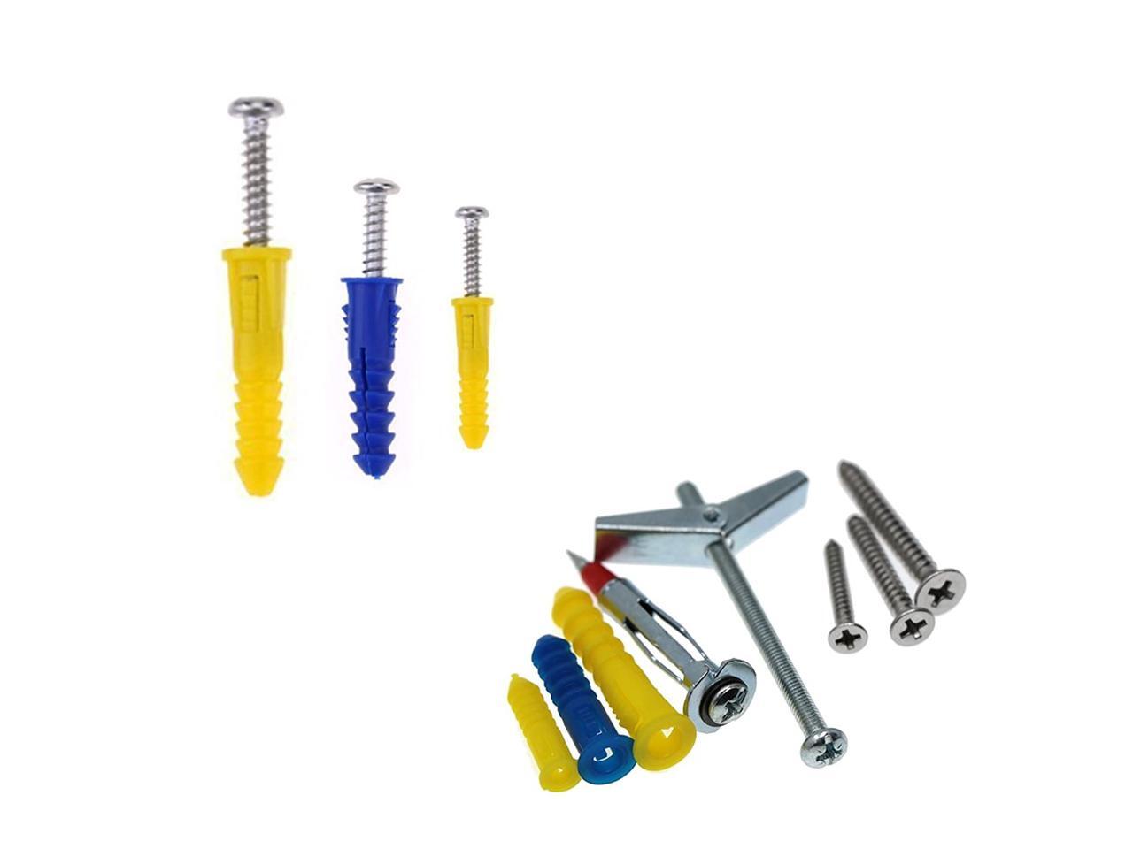 Drywall Anchors, CO RODE 123PCS Drywall Screws Self Drilling Hollow