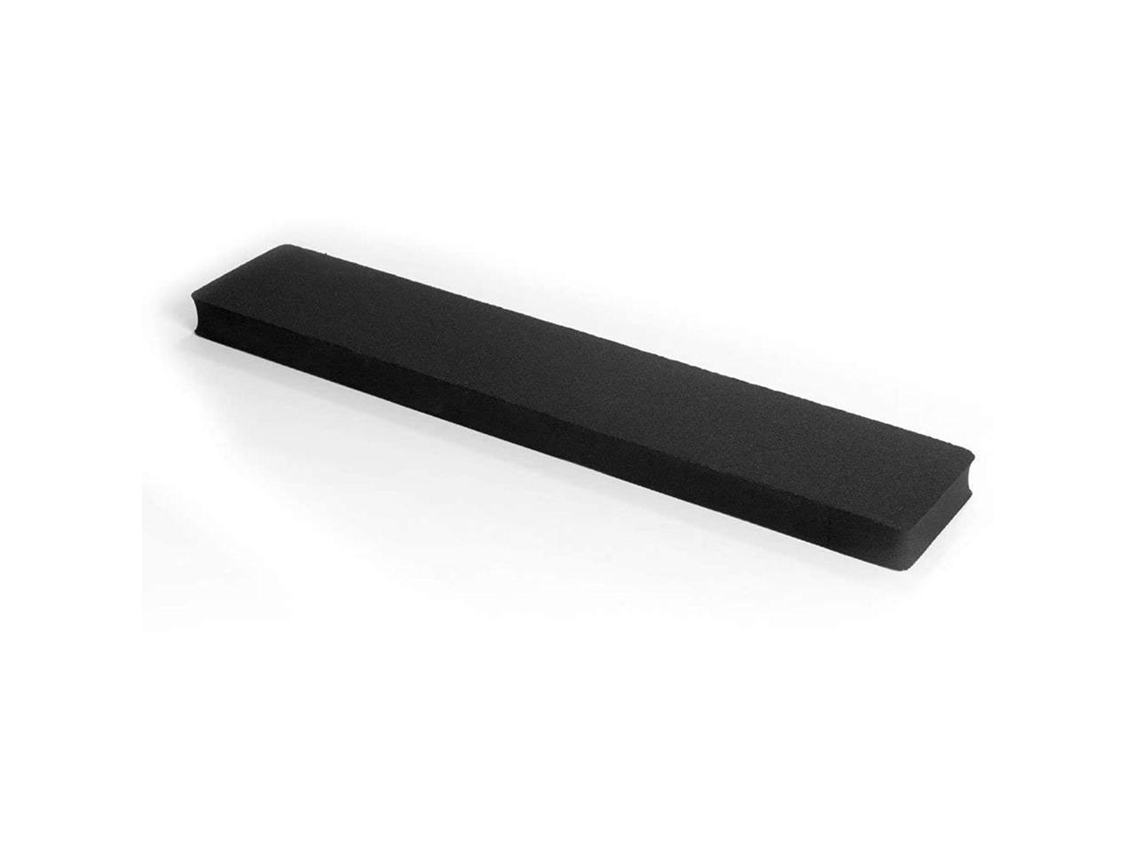 Grifiti Fat Wrist Pad 14 x 2.75 x 0.75 Inch Black is a Thinner Wrist Rest for 10keyless Keyboards and Mechanical Keyboards Black Nylon Surface 