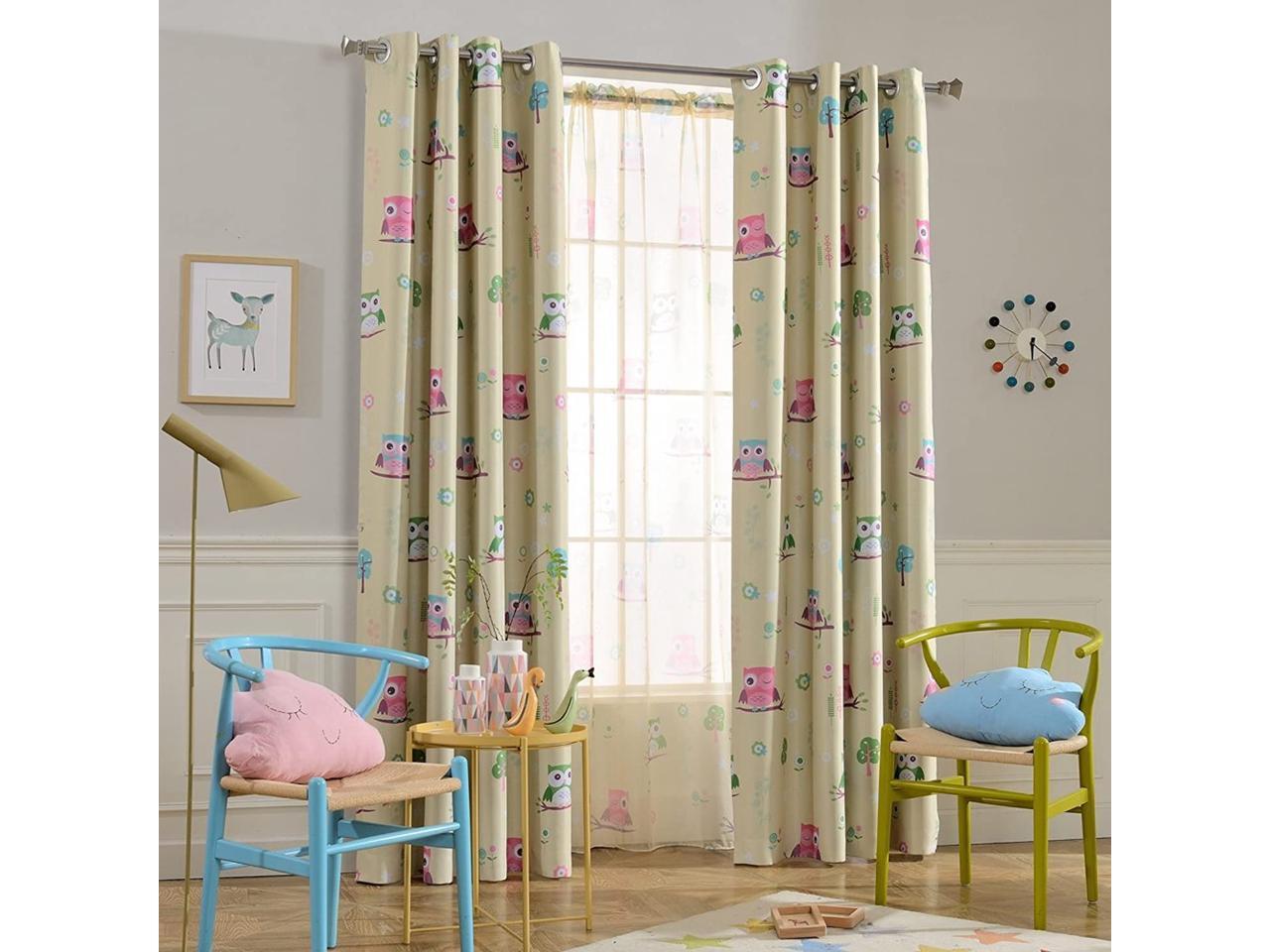 Luxury Multi-Tone Window Curtain Panel Grommet 21066 Blue Gray 58 x 84" Long 