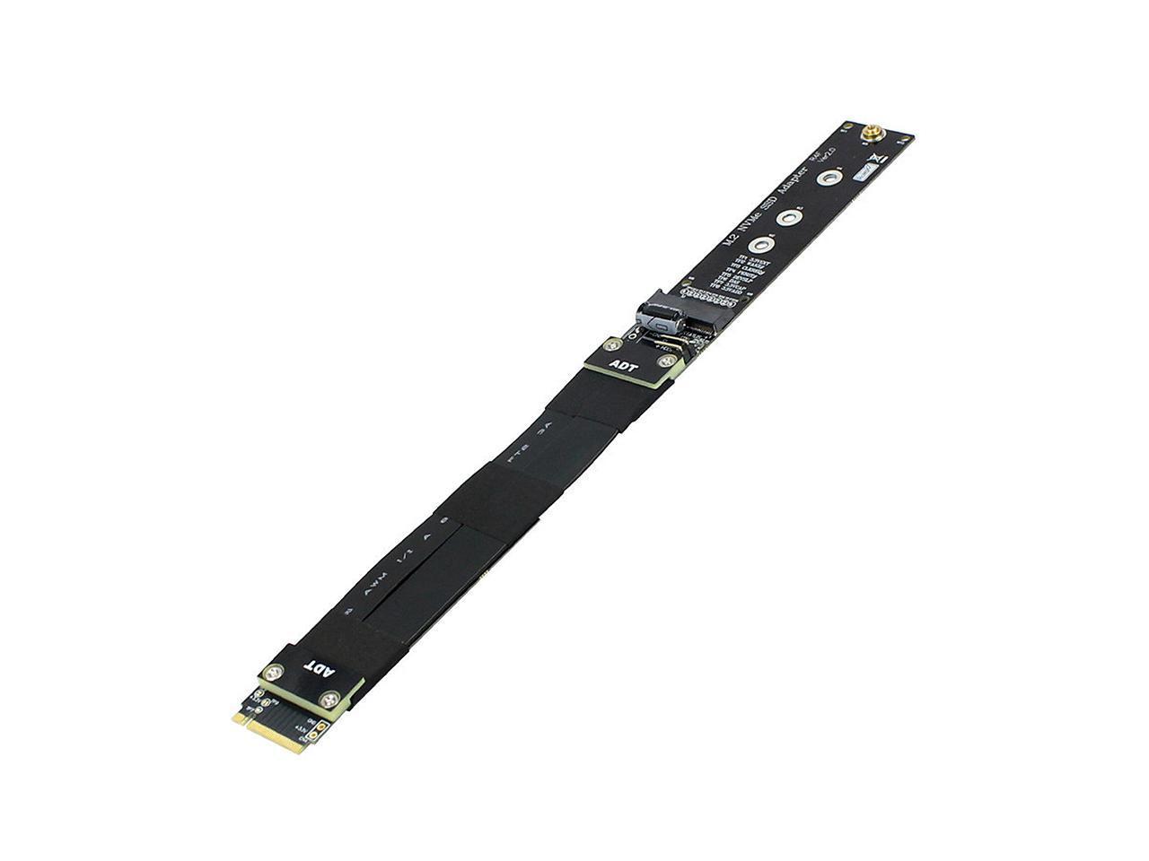 R44SF M.2 NVMe M Key Extension Cable SSD Riser Card Ribbon Line Support ...