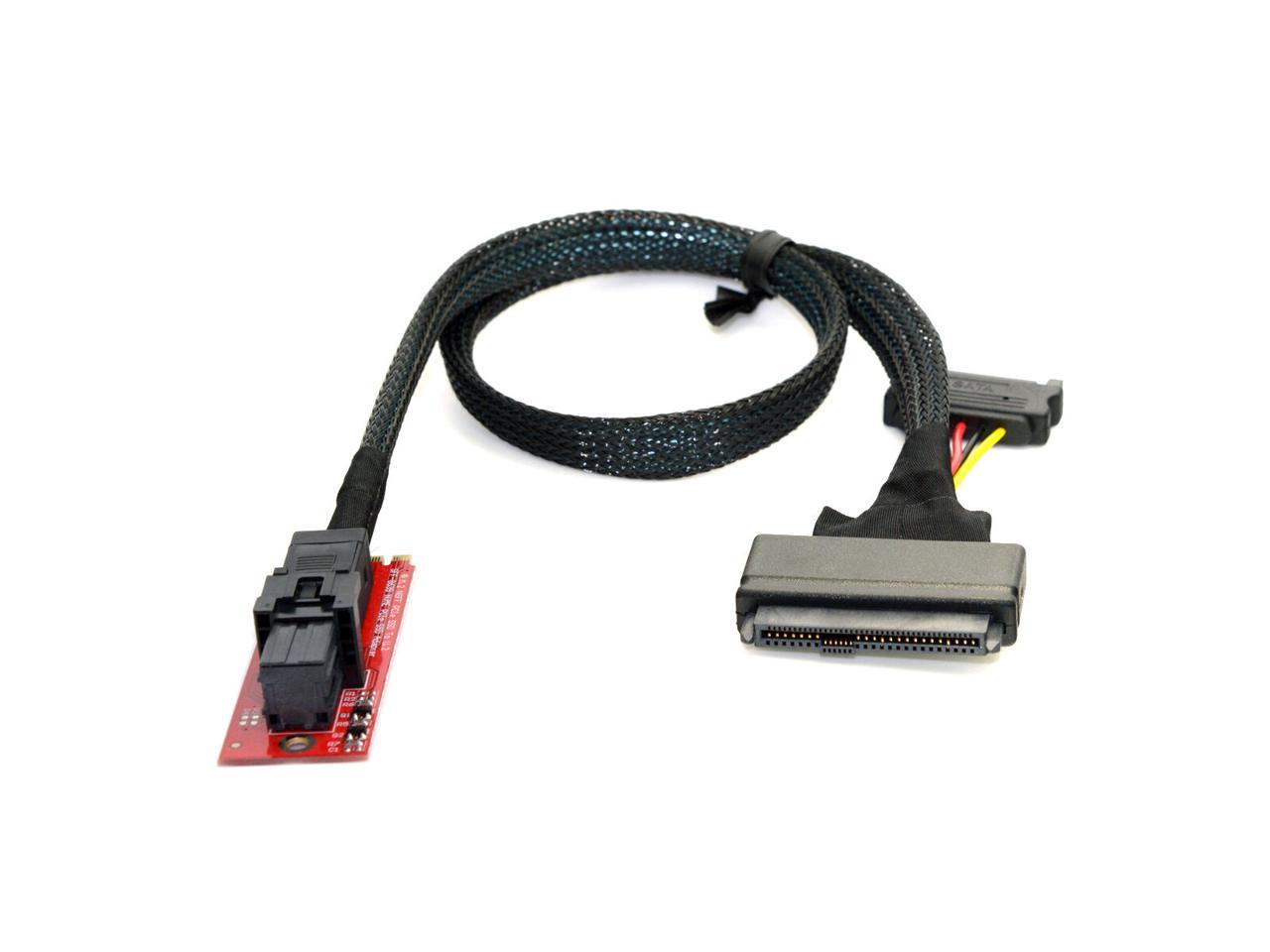 Computer Cables Connector U.2 SFF 8639 to M.2 M Key NVMe Adapter Card ...