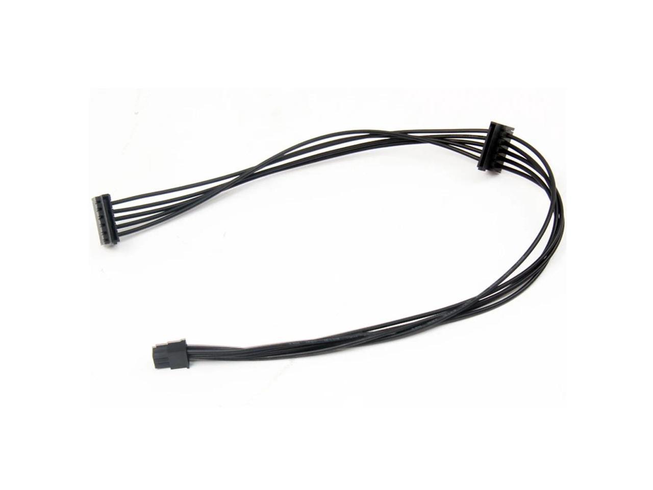 High Quality Mini 6Pin 6 Pin to Dual SATA SSD Power Cable with Optical