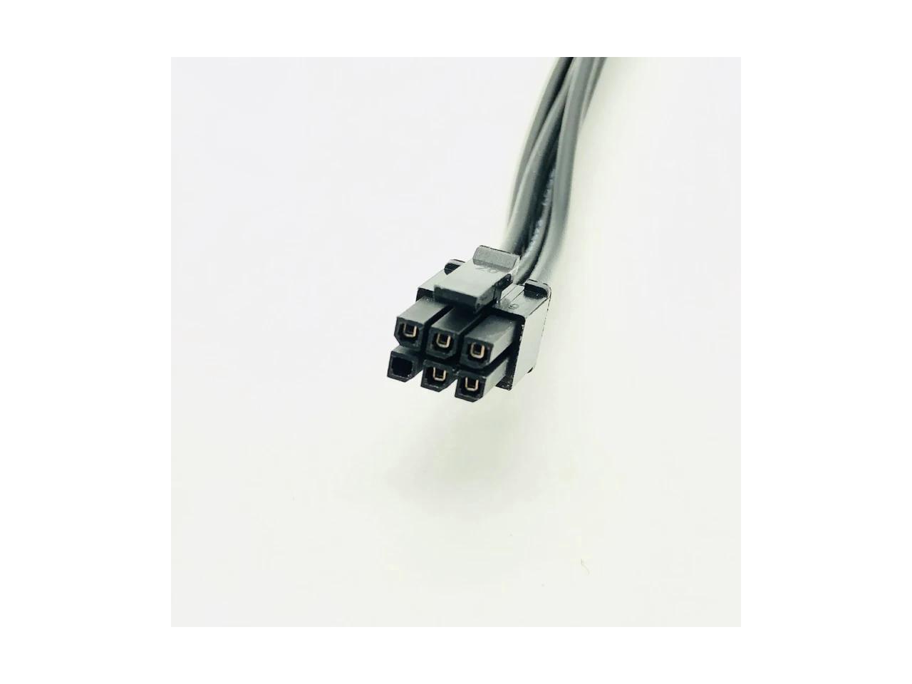 6Pin to Dual SATA 15Pin Power Cable for DELL Vostro 3070 3670 3967 3977