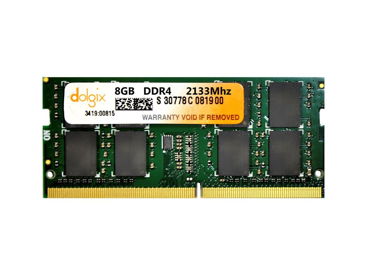 Dolgix 8gb Pc4 Ddr4 2133mhz Non Ecc Unbuffered Cl15 260 Pin Sodimm 1 2v Single Rank Memory Module Newegg Com