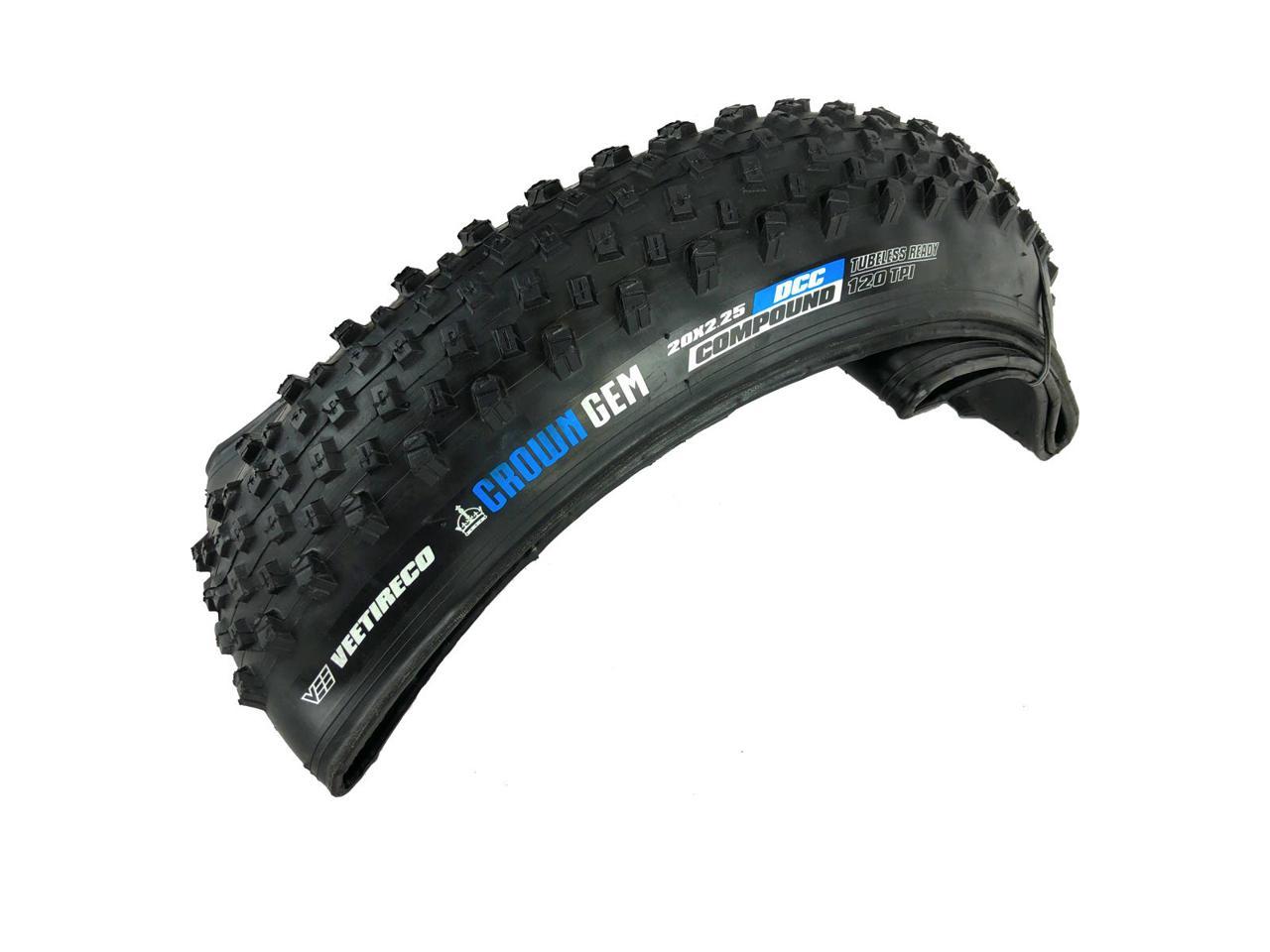 Vee Crown GEM 20x2.25 Bike Tire Folding Bead Dual Control Compound MTB ...