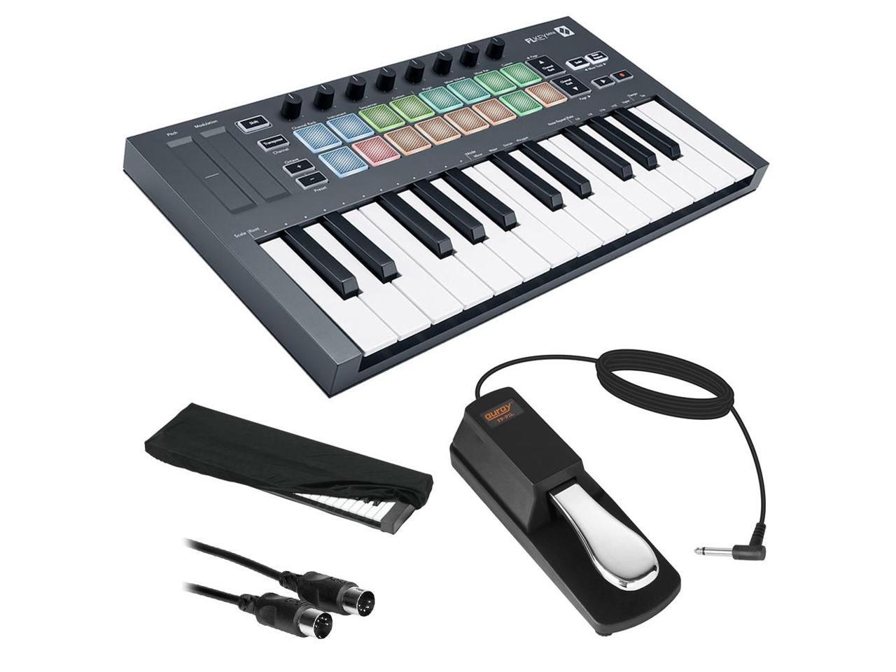 Novation flkey mini usb midi keyboard controller for fl studio 25 mini